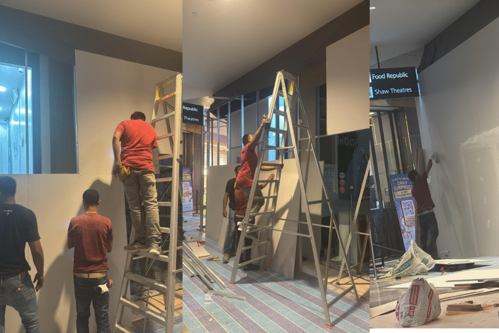 F&F Renovation reinstatement service Singapore – dismantling wall and ceiling - Reinstatement Service