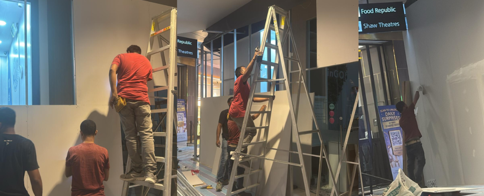 F&F Renovation reinstatement service Singapore – dismantling wall and ceiling - Reinstatement Service